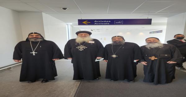 الأنبا بولس يستقبل الأنبا بولا ويصلي في كنائس السيدة العذراء ومارمينا والبابا كيرلس