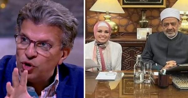 خالد منتصر يعلق علي الفرحة العارمة باعتناق بريطانية الاسلام علي يد شيخ الأزهر
