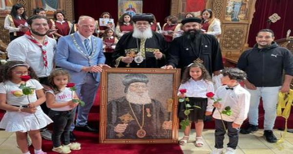 الاحتفال بالعيد التاسع لتأسيس ايبارشية هولندا - صور