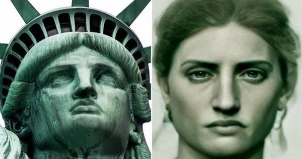 أول صورة بشرية لـ تمثال الحرية.. من هي صاحبة الوجه الأشهر؟