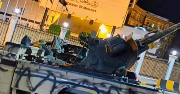 تحطم مروحية تقل وزراء في حكومة الدبيبة