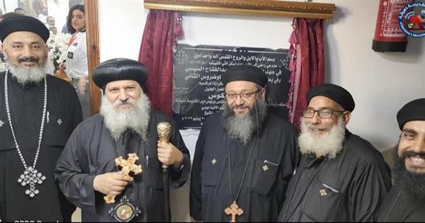 كنيسة القديس الأنبا موسي بمحافظة كفر الشيخ تستقبل الأنبا ماركوس