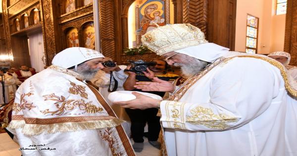 رسالة البابا تواضروس للأنبا بيشوي أسقف أسوان خلال قداس السيامة