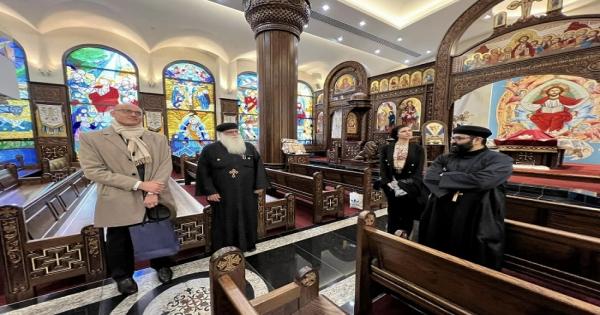 بالصور.. زيارة السفير المصرى بملبورن للكنيسة القبطية في ذكرى دخول المسيح أرض مصر