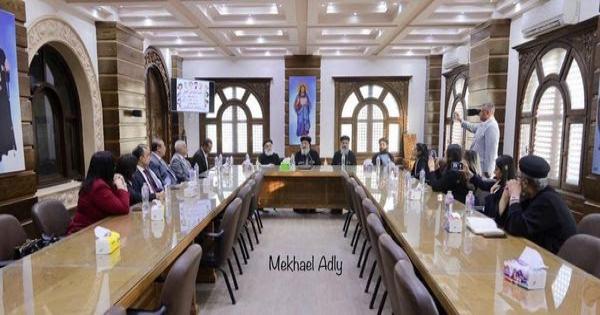 قداسة البابا يلتقي مجلس إدارة المدرسة المرقسية لغات بالإسكندرية