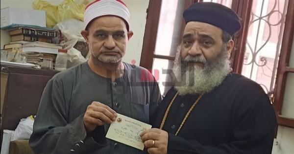 راعى كنيسة بالغربية يتبرع بـ«صك الأضحية»