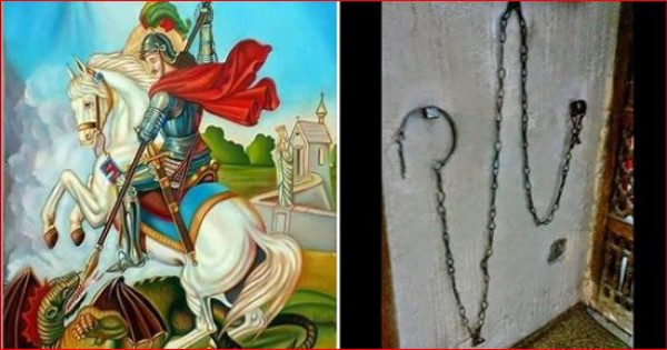 ختام احتفالات عيد مارجرجس بديره بميت دمسيس.. الدير الاثري الذي يتوافد عليه الاف المسيحيين والمسلمين ويضم ذراع البطل الروماني