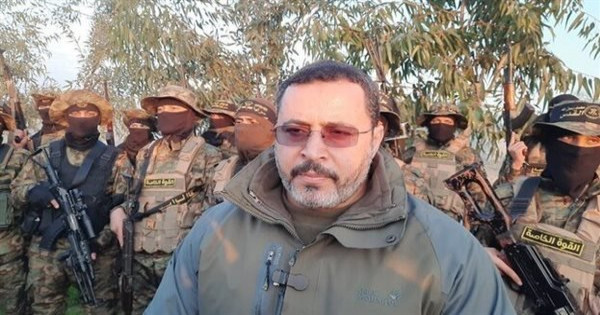 اغتيال خالد منصور قائد المنطقة الجنوبية لحركة الجهاد الإسلامي بعد استهدافه في رفح الفلسطينية