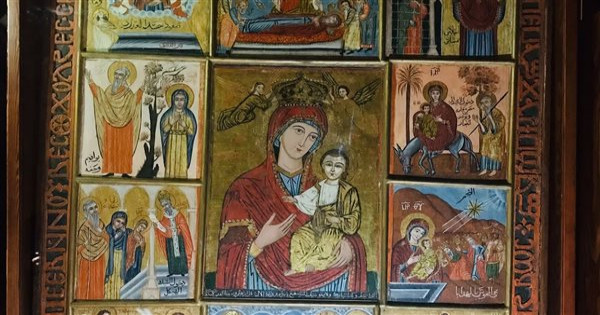 شروط رسم أيقونة السيدة العذراء في الكنيسة القبطية