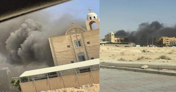 متحدث الكنيسة يكشف ملابسات حريق كنيسة الأنبا بيشوي في المنيا