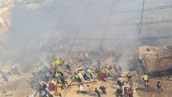 الأنبا يوأنس يكشف تفاصيل الحريق الذي اندلع داخل دير درنكة
