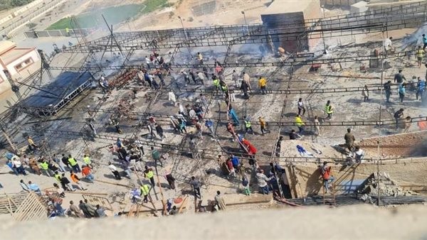 السيطرة على حريق اندلع في دير السيدة العذراء بدرنكة - صور