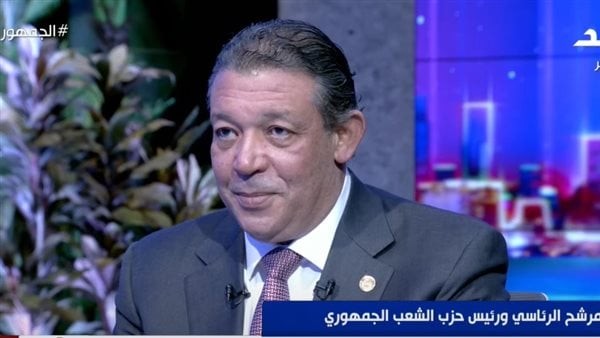 المرشح الرئاسي حازم عمر يعد المصريين ببناء اقتصاد قوي خلال 3 سنوات