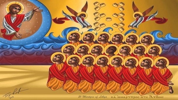 تذكار استشهاد اخوتنا الـ 21 شهيدًا فى الأراضي الليبية