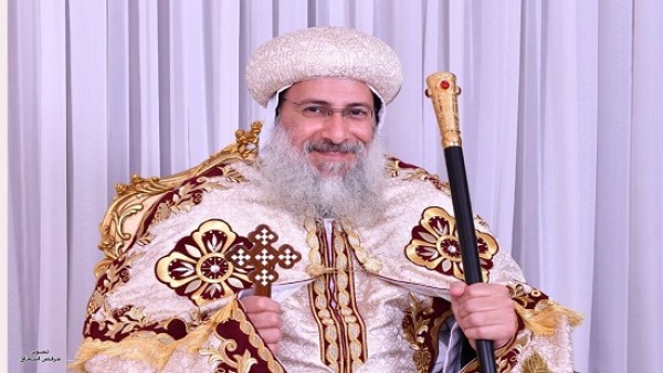 الأنبا فام يدشن كنيسة الأنبا رويس بعد إعادة إعمارها نتيجة الحريق الذى لحق بها