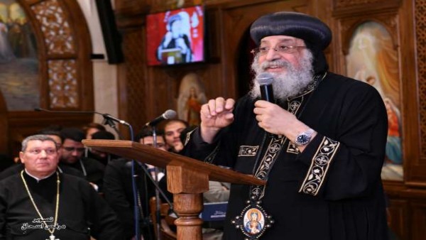 البابا توضروس يهنئ الرئيس والمصريين والمسلمين في كل العالم بشهر رمضان
