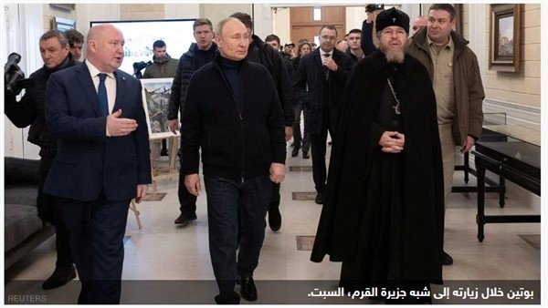 بوتين يزور ماريوبول في شرق أوكرانيا لأول مرة منذ اندلاع الحرب | فيديو