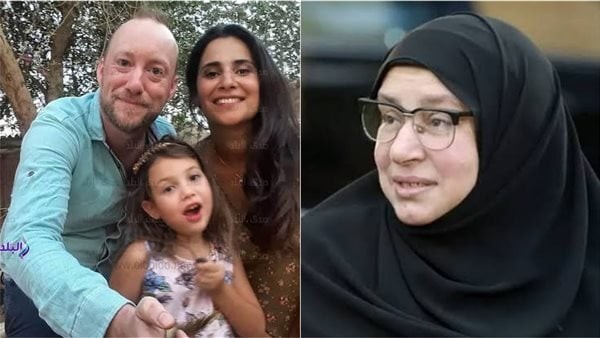 ظهور نادر.. شاهد ابنة عبلة كامل مع طفلتها من زوجها الانجليزي