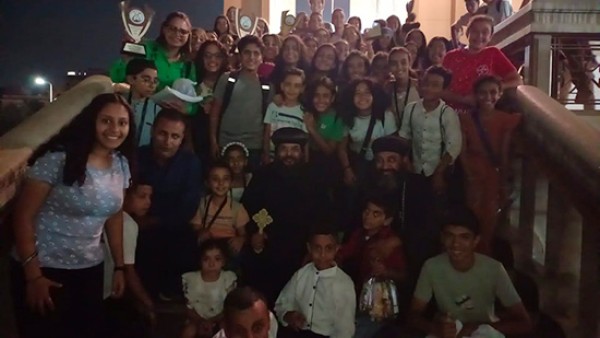 الانبا إيلاريون يشارك فى حفل تكريم الفائزين بالجونة فى مهرجان الألحان واللغة القبطية