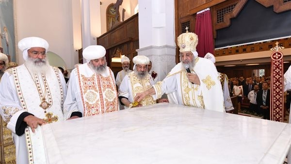 في اليوبيل الذهبي لها.. البابا تواضروس الثاني يدشن كنيسة السيدة العذراء بجاردن سيتي |صور