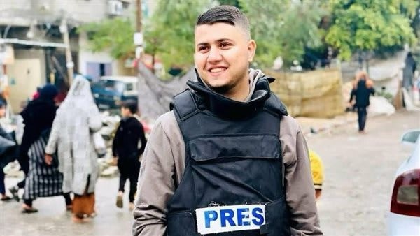 استشهاد الصحفي مصطفى ثريا في قصف إسرائيلي جنوب غزة