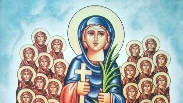ابنه ملك ..و 40 كنيسة باسمها في مصر.. عيد استشهاد القديسة دميانة