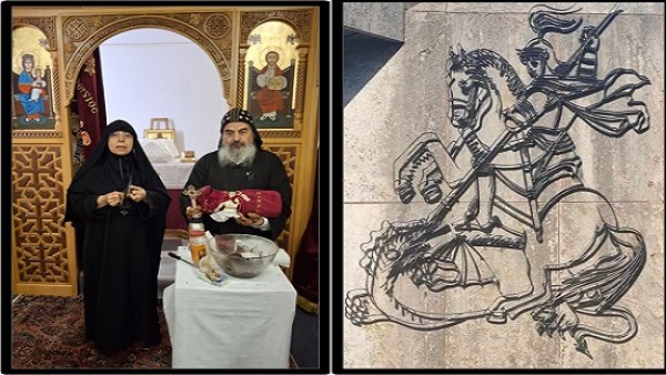 دير مارجرجس للراهبات بنيهايم طيب جسد القديس موريس قائد الكتيبة الطيبِيَّة!