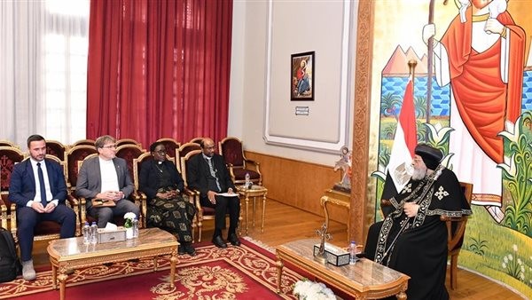 تفاصيل اجتماع الأمين العام لمجلس الكنائس العالمي مع قداسة البابا تواضروس الثاني
