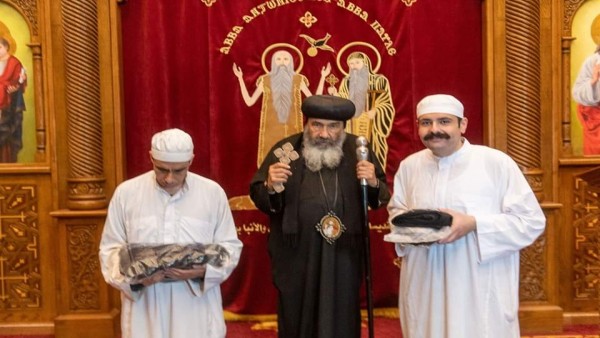راهبان جديدان لدير “الأمير تادرس والأنبا موسى” بسرابيوم