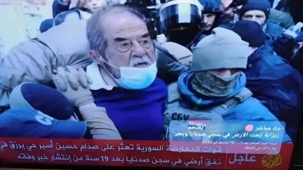 حقيقة العثور على صدام حسين في سجن صيدنايا بسوريا؟