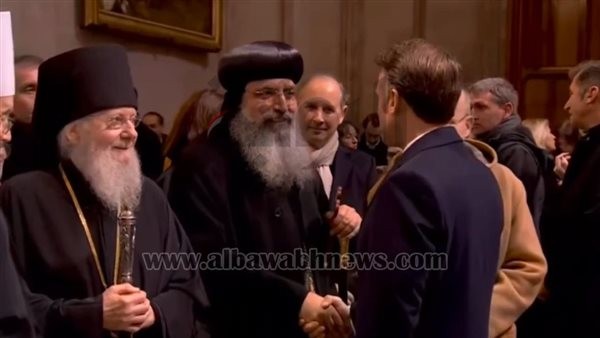 الانبا مارك اسقف باريس وشمال فرنسا يحضر حفل إعادة افتتاح كاتدرائية نوتردام في باريس