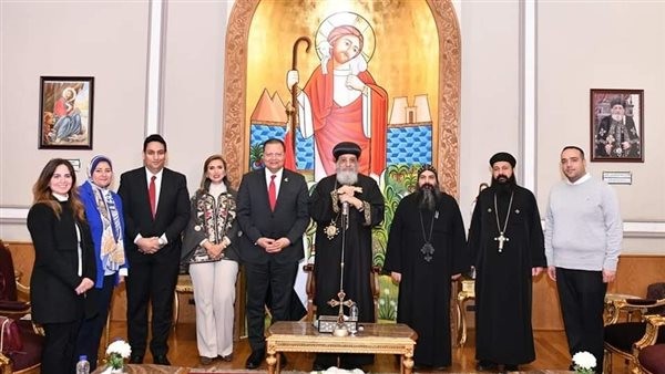 رئيس «الرقابة والاعتماد» يبحث مع البابا تواضروس سبل حصول المنشآت الصحية التابعة للكنيسة على اعتماد GAHAR