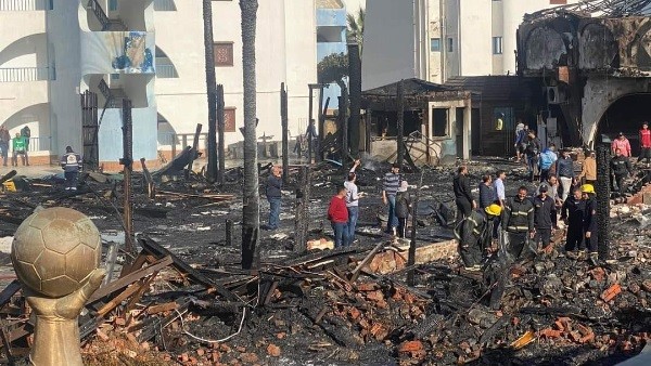 العناية الإلهية تنقذ قرية النورس السياحية في بورسعيد من كارثة | صور