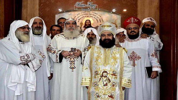 مطرانية طما تعزي أسقف بنى سويف في نياحة القمص هارون عبده كاهن كنيسة القديسان الأنبا انطونيوس و الأنبا بولا
