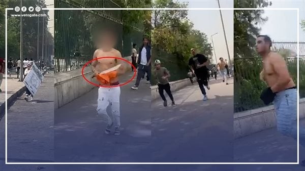 بالأسلحة البيضاء، حرب شوارع بين طلاب مدرسة السعيدية في آخر أيام الامتحانات (فيديو)