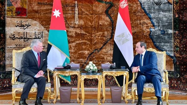 رسائل قوية من الرئيس السيسي وملك الأردن لوقف حرب غزة
