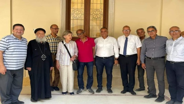 المهندس العالمى هاني عازر يزور كنيسة السيدة العذراء مريم بالفجالة