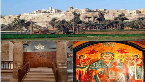 من المزارت الشهيرة للسيدة العذراء دير العذراء جبل الطير بسمالوط