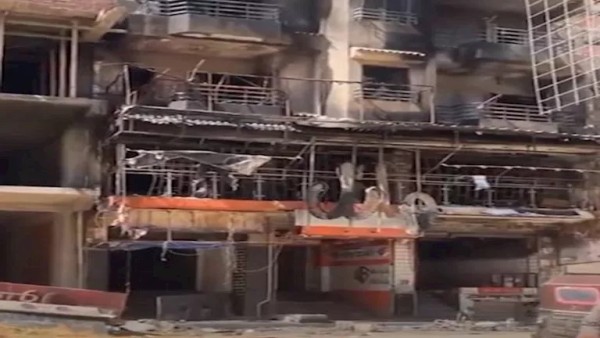 ليلة رعب في فيصل.. حينما ابتلعت النيران أسرة كاملة وحولت العقار إلى جدار أسود