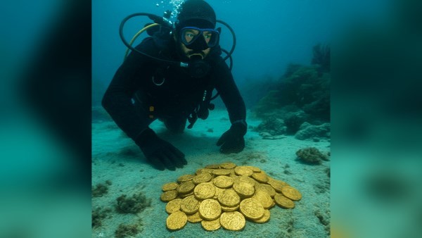 كنز في أعماق البحر.. غواصون يعثرون على عملات بقيمة مليون دولار| ما القصة؟