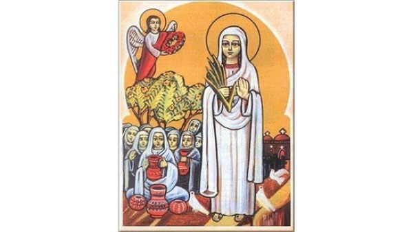 اليوم تحتفل الكنيسة بتذكار استشهاد القديسة أربسيما العذراء ومن معها
