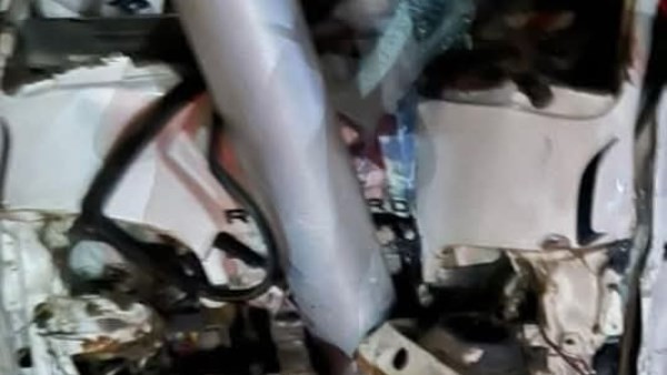 « الزفة دخلت في العامود » .. إصابة 4 أشخاص في حادث مروري بالسويس