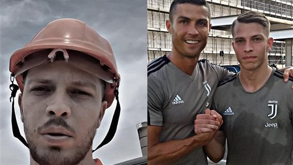 الوجه الآخر لكرة القدم، من اللعب بجوار رونالدو إلى عامل بناء