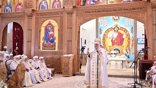 عظة البابا تواضروس الثاني في قداس تدشين كاتدرائية السيدة العذراء بـ6 أكتوبر