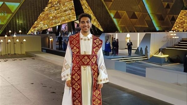 صوت من قلب الحضارة.. مينا فهيم يروي لحظة العمر في افتتاح المتحف المصري الكبير