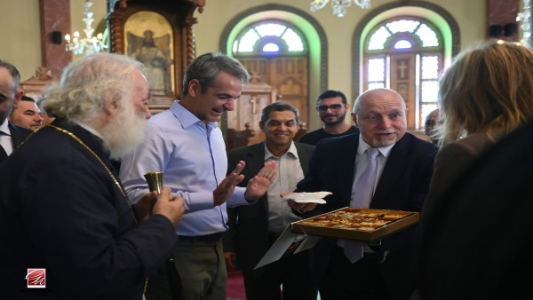 رئيس وزراء اليونان يزور دير مارجرجس البطريركي بمصر القديمة