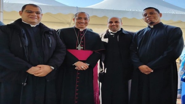 النائب البطريركي للاتين في الأردن يشارك في افتتاح كنيسة العقبة الأثرية