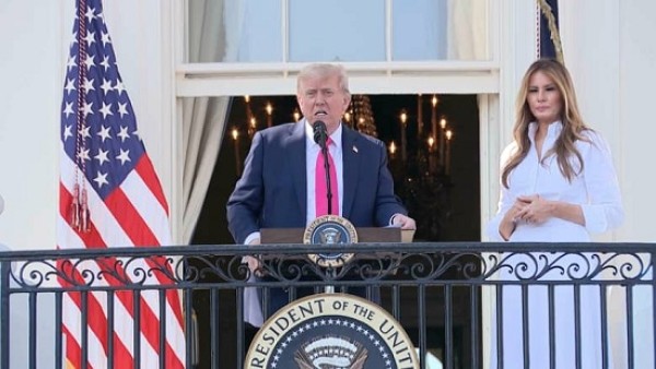 ترامب من البيت الأبيض: أنجزنا ما لم يتخيله أحد في عام واحد .. وأمريكا استعادت قوتها واحترامها