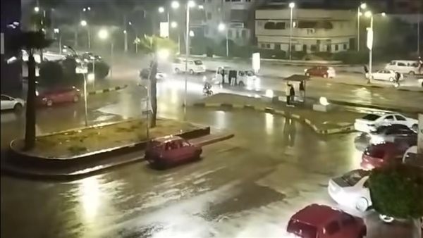 أمطار غزيرة تضرب دمياط وتحرك فوري للأجهزة التنفيذية