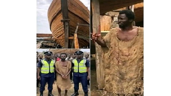 إيبو نوح في غانا: يدعي النبوة وأن طوفان سيغرق العالم ويبني سفينة نوح والألاف يتوافدون إليه والسلطات تعتقله"